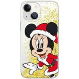ERT GROUP mobiel telefoonhoesje voor Apple iPhone 13, origineel en officieel Disney patroon Minnie 062, met glitter overloopeffect