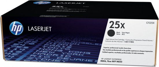HP 25X Zwarte High Capacity Tonercartridge - CF325X