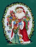 Leti Stitch Borduurpakket 8005 Jolly Saint Nick