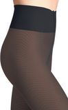 FALKE High Waist Sandbank 30 DEN Panty dames blauw - maat S-M