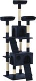vidaXL Kattenkrabpaal met sisal krabpalen 170 cm blauw