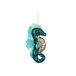 House of Seasons décoration de sapin - Hippocampe 18.5cm en polyester, couleur vert 1 pièce