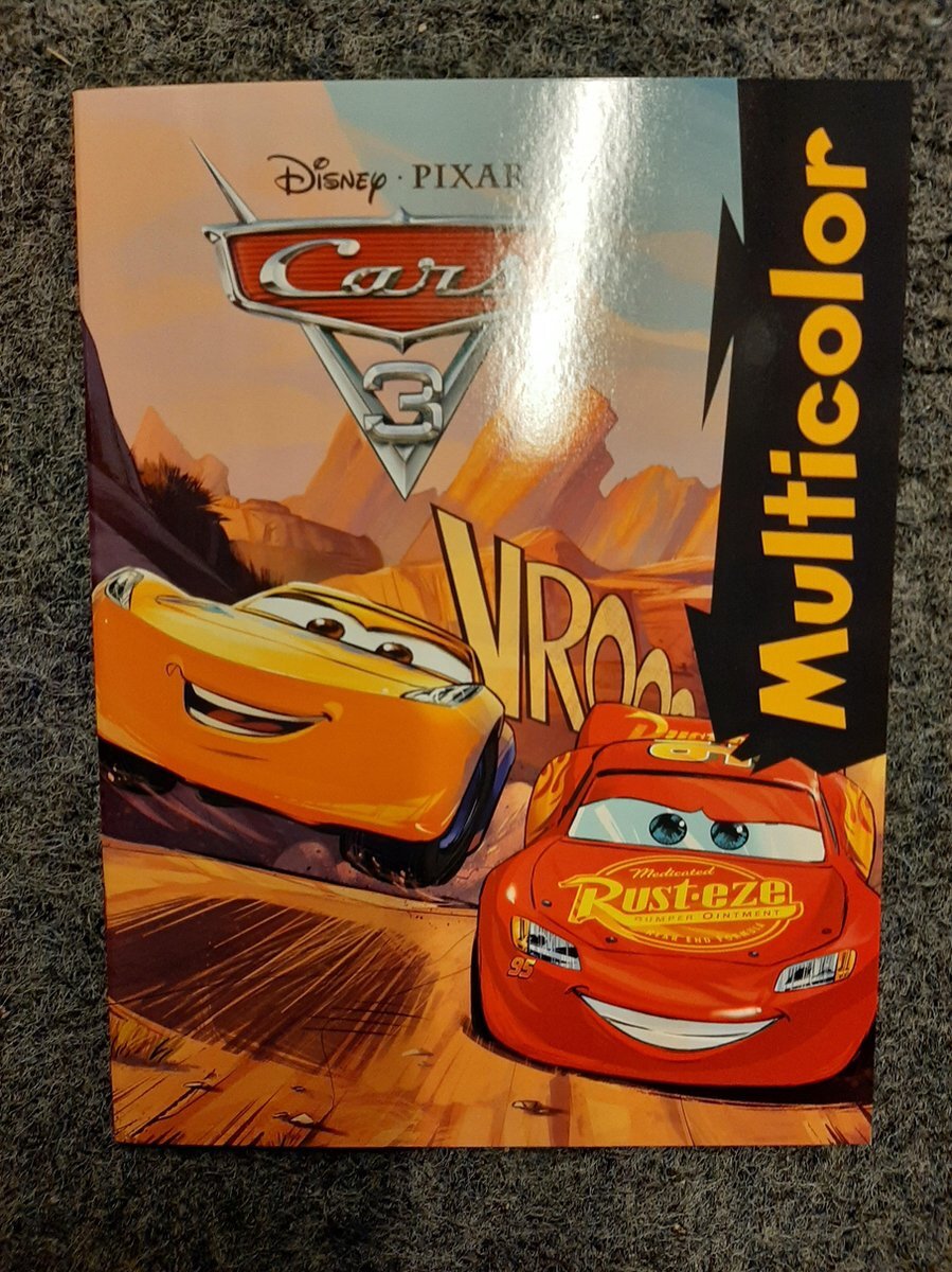 Disney Kleurboek Multicolor Cars 297 X 210 Mm 32 Kleurplaten