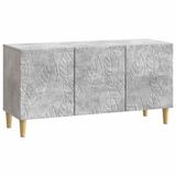 vidaXL TV-kast 99 x 34,5 x 50 cm Betongrijs Bewerkt hout