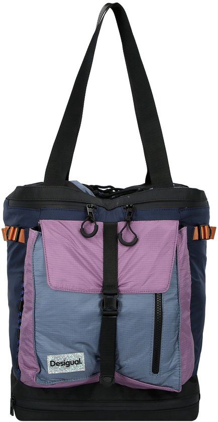 Desigual Rugzak Auraventure Explorer Navy Big Backpack Azul Noche