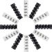 Selected by GSMpunt.nl Flexibele Siliconen Kabelbeschermers 12 Pack Zwart en Wit