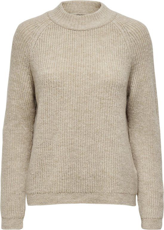 ONLY CARMAKOMA CARJADE L/S PULLOVER KNT NOOS Trui Dames - Whitecap Gray;White Melange - Maat S