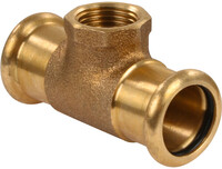 VSH Xpress koper pers T-stuk schroefbus 22x1/2"x22mm