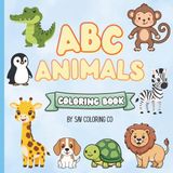 ABC Animals Coloring Book