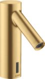 Hansgrohe AXOR Starck elektronische Waschtischarmatur DN15, batteriebetrieben, Gold, Messing