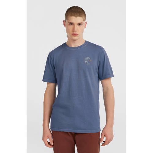 O'Neill T-shirt met backprint blauw
