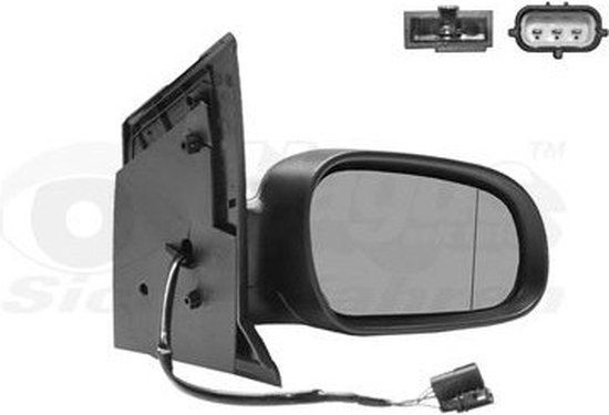 VanWezel 5818818 - Rétroviseur éléctrique complet droit pour Volkswagen Fox de 2005 à maintenant