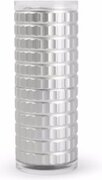 H&S Collection Peper/zoutmolen H12,5cm geribbeld zilver Savor