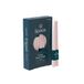 Spaas 8x 2 Elegante Rustieke Dinerkaarsen 6,5u - lichtroze