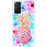 Xiaomi Bedrukt siliconen hoesje compatibel met Redmi Note 11 Pro, Xiaomi Redmi Note 11 5G Ananas