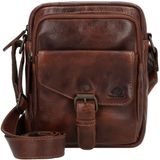 Greenburry Rugged Crossbody tas Leer 21 cm - Mannen - bruin