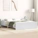 vidaXL Bedframe met hoofd- en voeteneinde wit 120x200 cm