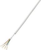 Tru Components 1567174 Alarmkabel LiYY 4 x 0.22 mm² Wit 50 m