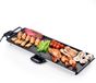 Swiss Haus® TP70 Bakplaat L – 1800W Elektrische Grillplaat – Gourmet - PFAS Vrij – 70x23 cm – Afneembare Thermostaat & Handgrepen – Vetopvangbak – Teppanyaki - Tafelgrill voor 6-8 Personen – Zwart