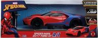 Ford Voiture télécommandée GT Spider-Man, échelle 1/16, technologie 2.4 GHz, rechargeable par USB, convient aux enfants à partir de 6 ans