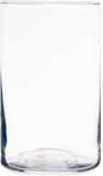 Giftdecor Bloemenvaas - cilinder vorm - transparant glas - 12 x 20 cm