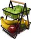 Merkloos Luxe fruitmand - fruit bowl - fruitschaal - Zwart Metaal - 30x30x30 cm