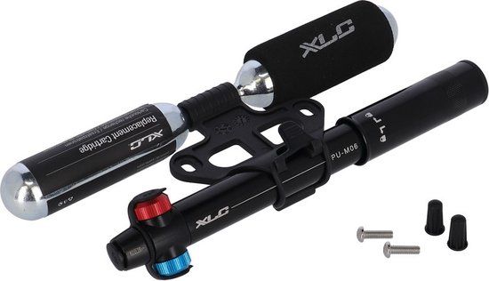 XLC PU-M03 - Combi CO2 Fietspomp - Zwart