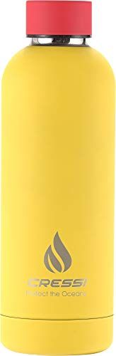 Cressi Rubber Coated Thermal Flask - Reusable Thermal Bottle