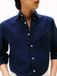 Tommy Hilfiger Heren Solid Heritage Oxford RF Shirt MW0MW35774 L/S Shirt, blauw, S