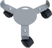 Louis Moulin Plantroller rond uitschuifbaar staal grijs alu 27-37cm