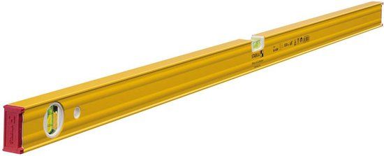 STABILA waterpas 80 ASM 120cm aluminium geel ± 0,5 mm/m