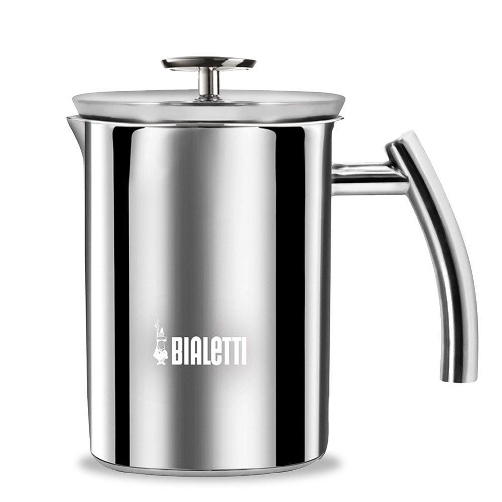 Bialetti Handheld Electric Milk Frother - Metallic - 330ml