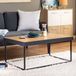 Interlink SAS Interlink Salontafel Passione | 90 x 55 x 40 cm | Rechthoekig | Bruin | Metaal