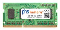 PHS-memory SP190286 2 GB DDR3 1333MHz SO-DIMM Laptopgeheugen