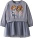 Name it Jurk Paw Patrol Lange Mouw Katoen Jersey Tule Lavender Gray