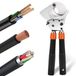 Omgoods - Coupe-câble à cliquet professionnel pour cuivre et aluminium