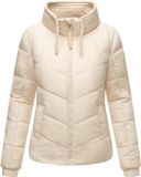 Navahoo Dames Gewatteerd jack Liebesfee 14 Crème XXL