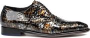 Floris van Bommel DE STAPPER 63.04 Nette herenschoenen Heren veterschoen Metallics Maat 43.5