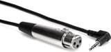 Hosa Technology XVM-110F audio kabel 3 m XLR (3-pin) 3.5mm TRS Zwart