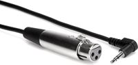 Hosa Technology XVM-110F audio kabel 3 m XLR (3-pin) 3.5mm TRS Zwart