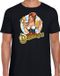 Bellatio Decorations Oktoberfest drank fun t-shirt outfit - zwart - voor heren - bedrukt met Oktoberfeest elementen - bierfest kostuum / verkleedkleding S