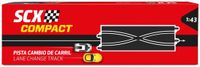 Scalextric Spoorwisseling 2 Eenheden Rood