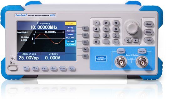 PeakTech 4121 1CH willekeurige golfvormgenerator, 1 µHz - 10 MHz