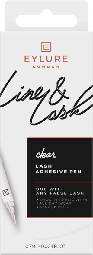 Eylure Line & Lash 2-in-1 Lash Adhesive Eyeliner #crystal Clear 0,7