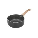 Zwarte stenen braadpan 1 handvat cm18