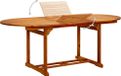 Syfax Acacia Tuintafel (150-200)x100x75 cm massief acaciahout