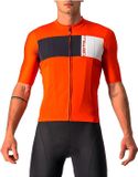 Castelli Prologo 7 Maillot Rouge Feu Clair Noir Ivoire Hommes M