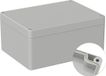 TRU COMPONENTS Outdoorbehuizing 160 x 120 x 75 Polycarbonaat Grijs-wit (RAL 7035)