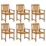 VidaXL Tuinstoelen 6 stuks Acaciahout