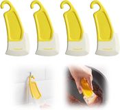 Set de racloirs en silicone sans marque - ustensiles de cuisine pour racler la crème, le gâteau, la pâte - 4 pièces